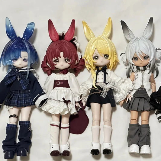 Come4free 1/12 Bjd Blind Box Bonnie Meteorological Star Language Series Kawaii Rabbit Bjd Articulated Action Figure Toys Decora