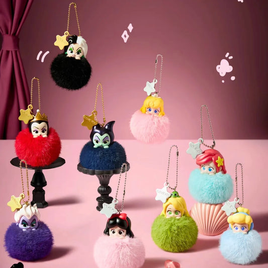 Genuine Disney Princess and Villain Dream Blind Box Cute Mini Figure Cartoon Pendant Decoration Toys Children's Gift