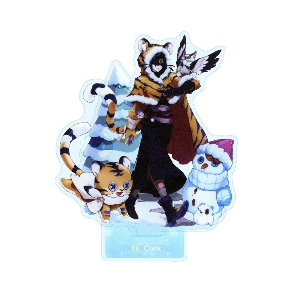 Game Identity V Acrylic Stand Doll Anime Novelist Tracy Reznik Eli Figure Model Plate Cosplay Toy For Gift