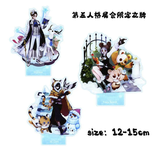Game Identity V Acrylic Stand Doll Anime Novelist Tracy Reznik Eli Figure Model Plate Cosplay Toy For Gift